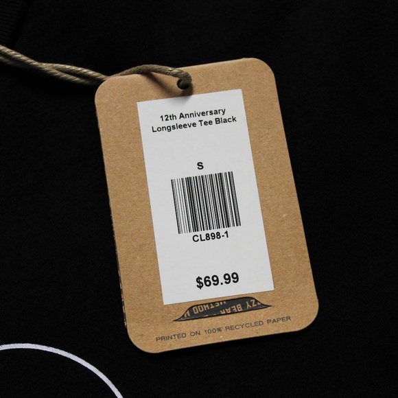 Grassroots Long Sleeve T-Shirt • 12th Anniversary Edition • Small • deadstock - Picture 6 of 6